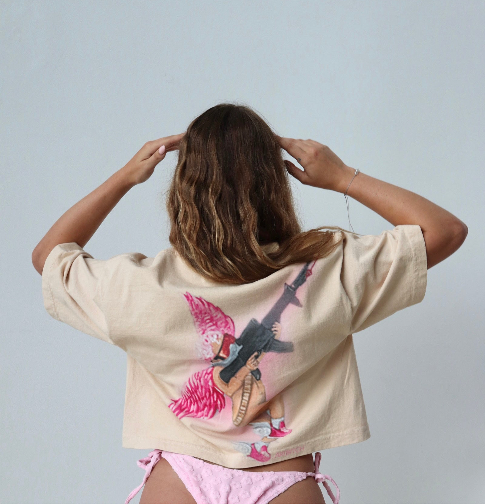 Cupid's Beam Oversized Crop