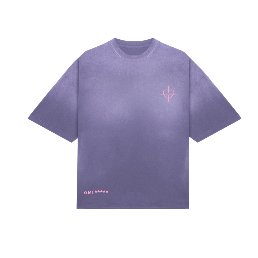 Cupid's Beam Lavender Dyed Tee